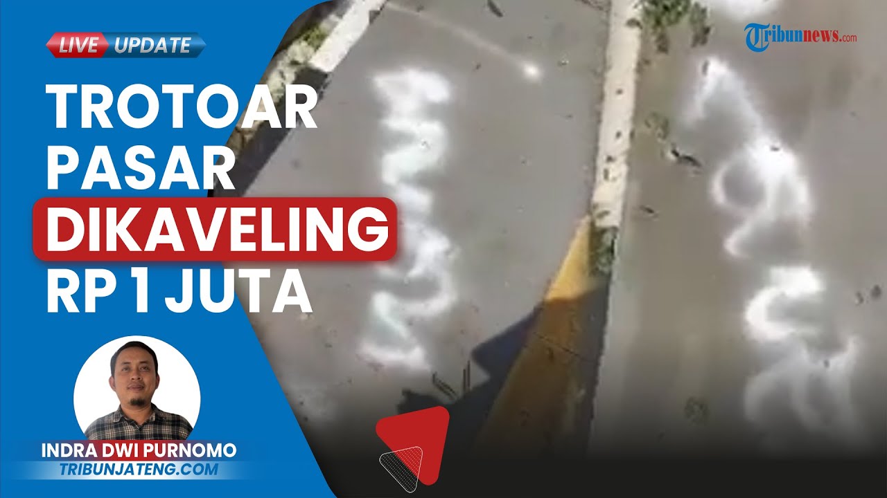 Viral Trotoar Pasar Wiradesa Pekalongan Dikapling, Diperjualbelikan dengan Harga Sepetak Rp 1 Juta