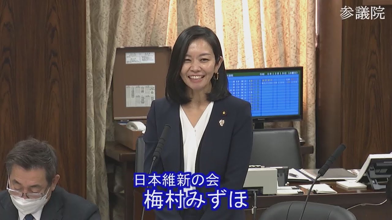 2024.12.19 経済産業委員会・質疑　梅村みずほ