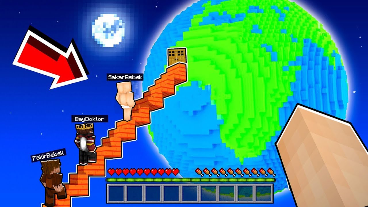 😱 Minecraft'ta Dev Bir Gezegen Bulduk