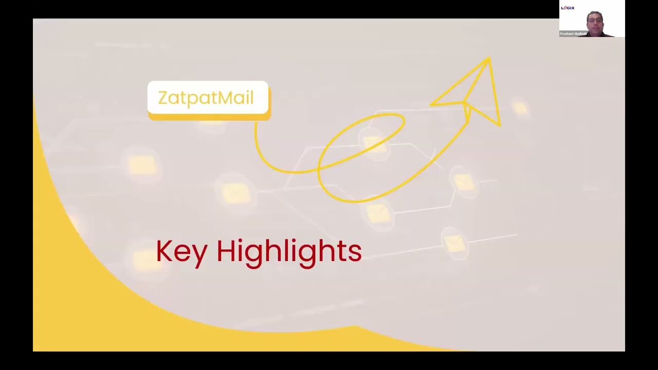 Transactional Email Service by Logix - ZatpatMail Volume Mail - Webinar Recording