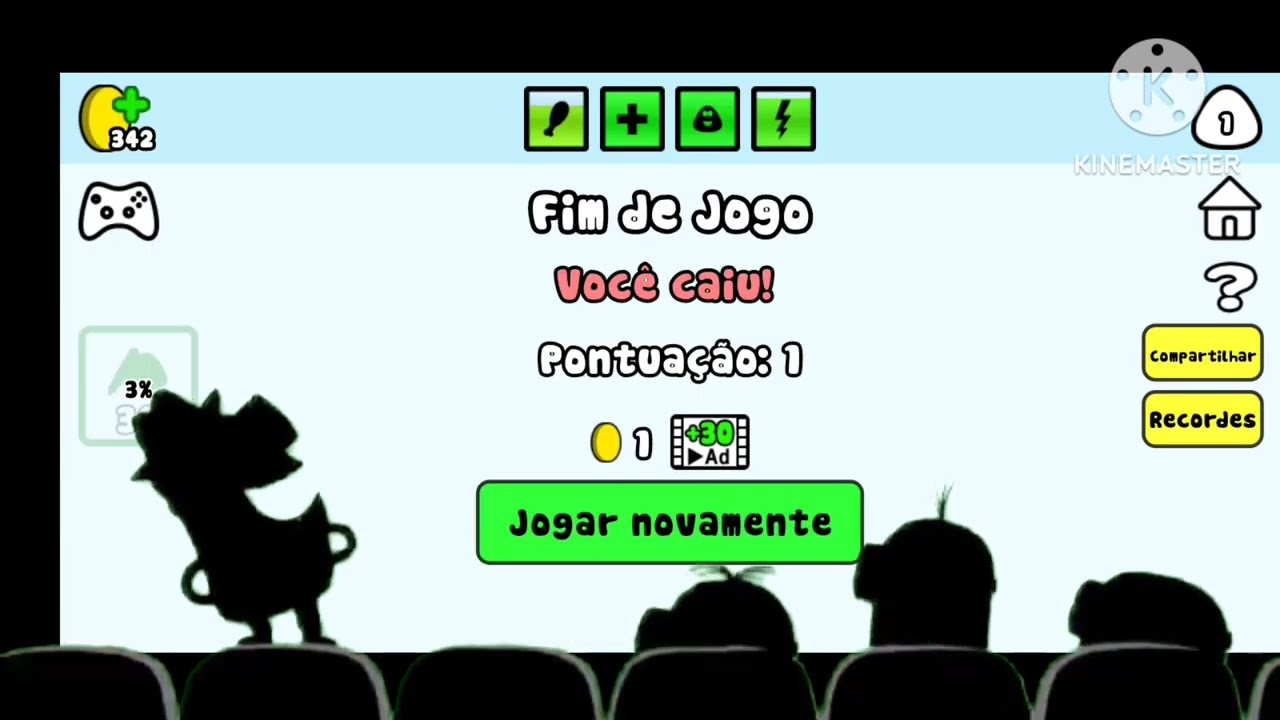Pou games game over Minion cinema kinemaster