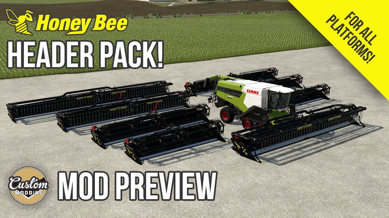The Most Detailed Header Pack Ever! - Custom Modding's Honey Bee Headers