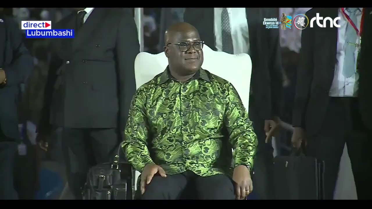 MEETING DU PRÉSIDENT DE LA RÉPUBLIQUE À LUBUMBASHI