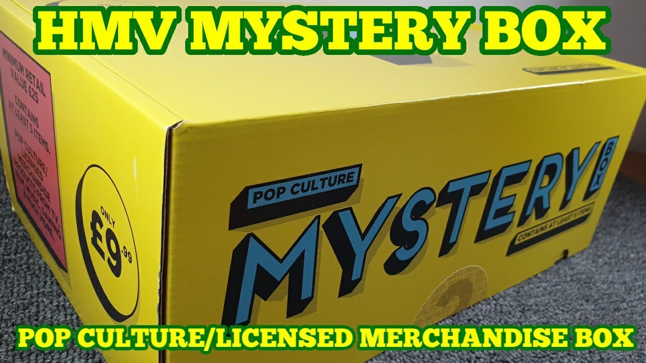 HMV Pop culture / licensed merchandise Mystery box unboxing!
