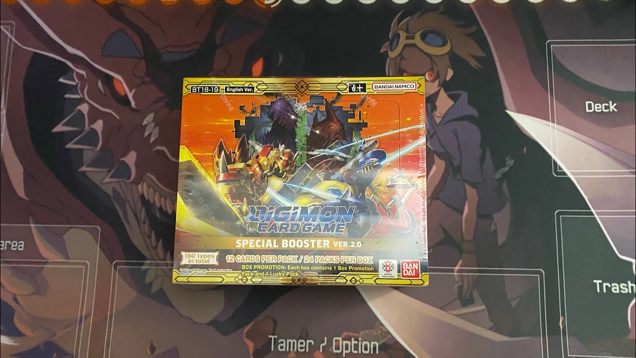 Digimon TCG Release Special Booster 2.0 Booster Box Unboxing