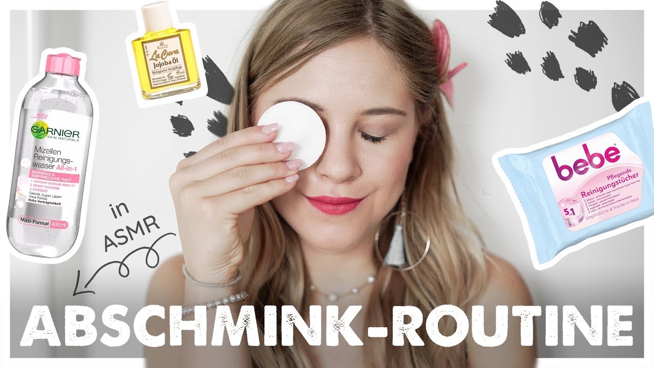 ASMR | Meine Abschminkroutine gegen Pickel