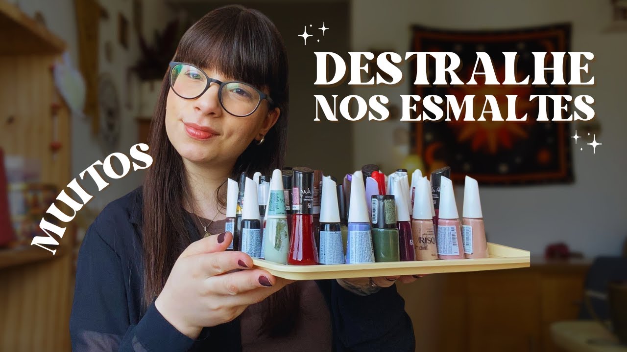 DESTRALHE NOS ESMALTES - minimalismo