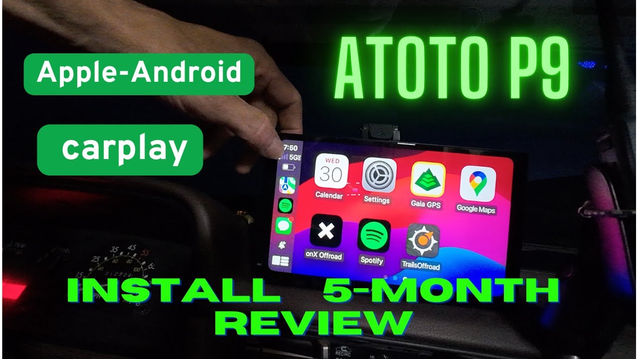 ATOTO P9 ,Hands Free Carplay in Older Truck, Install & 5 month Review