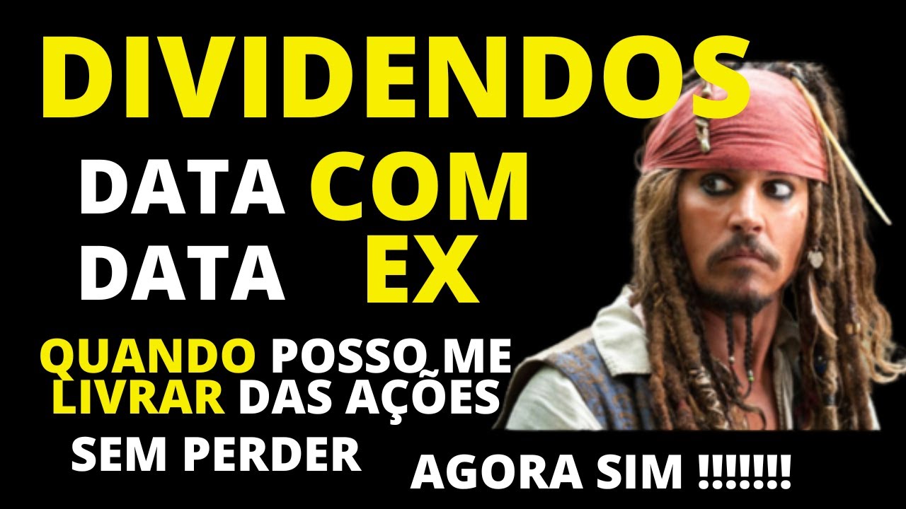Dividendos data com e data ex, quando posso vender minhas a&ccedil;&otilde;es sem perd&ecirc;-lo.