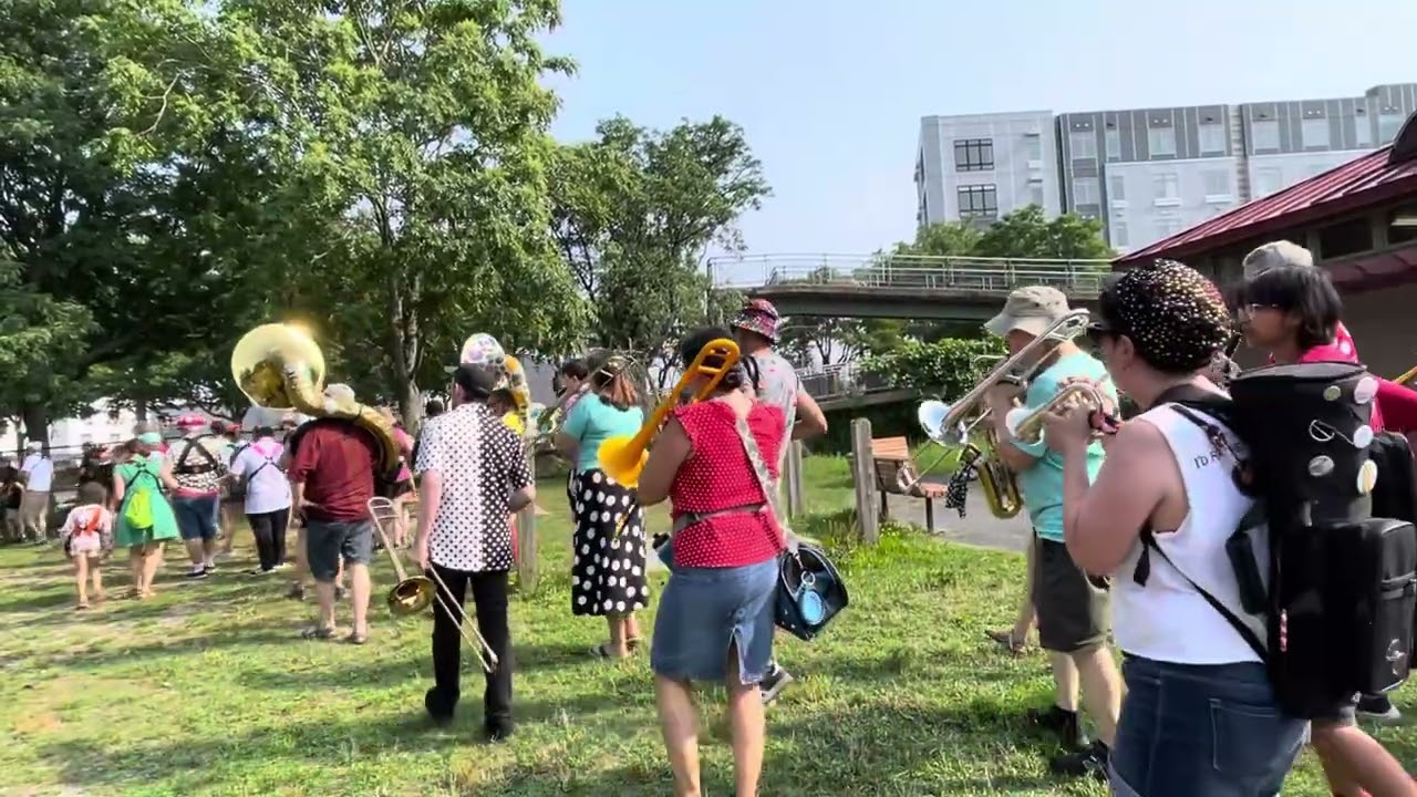 School of Honk plays “African Marketplace” - Herter Park, Allston, 08.03.25
