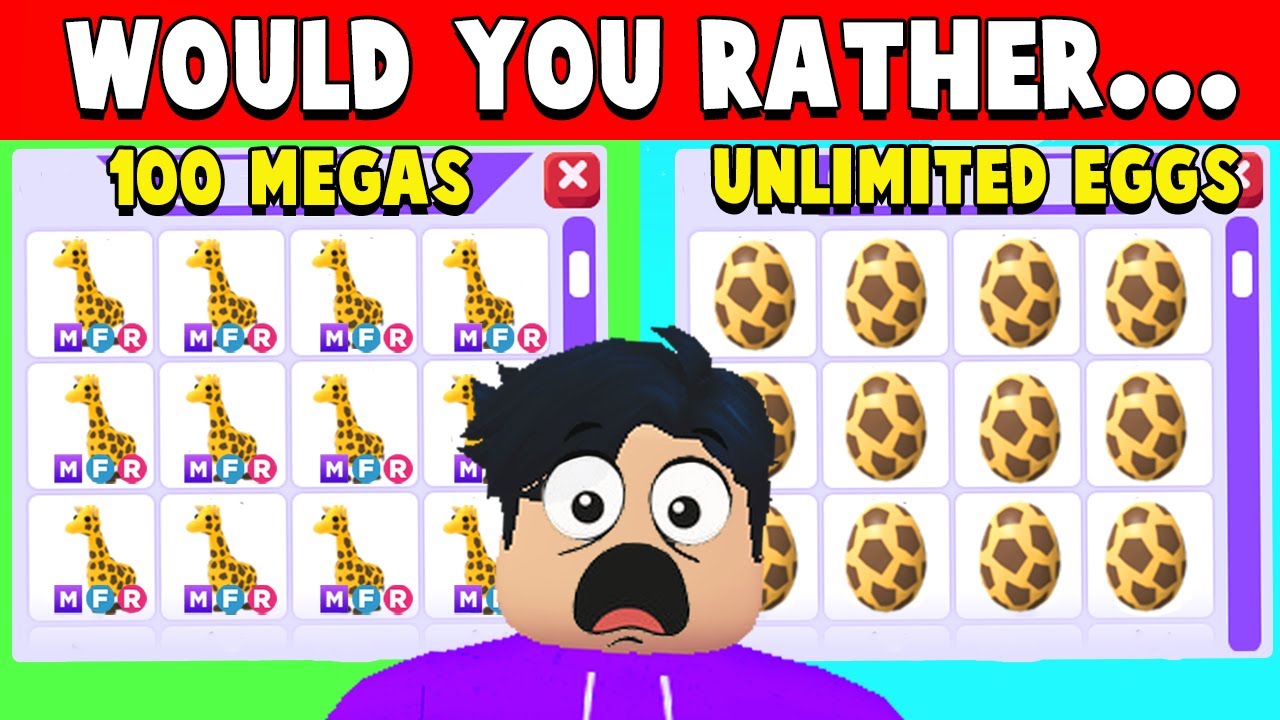 Extreme Would You Rather in Adopt Me!