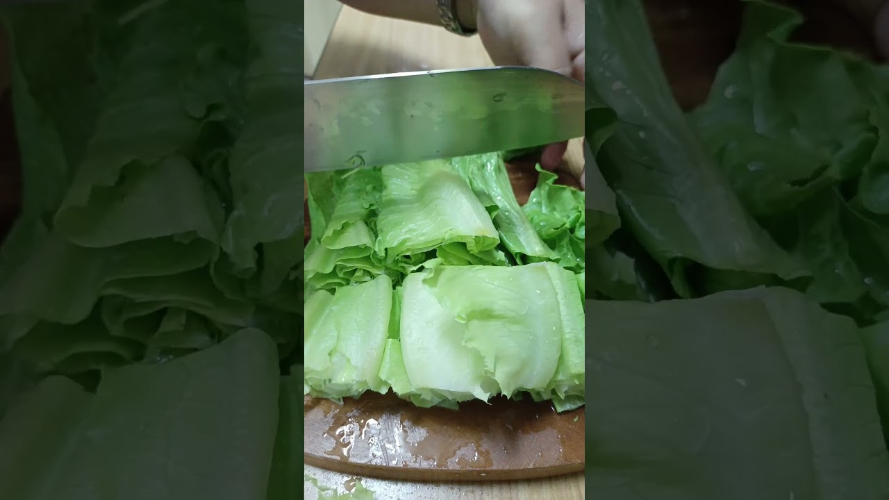 asmr taiwan fresh vege #lettuce #vegetable #cutting #new #ytshorts #asmr