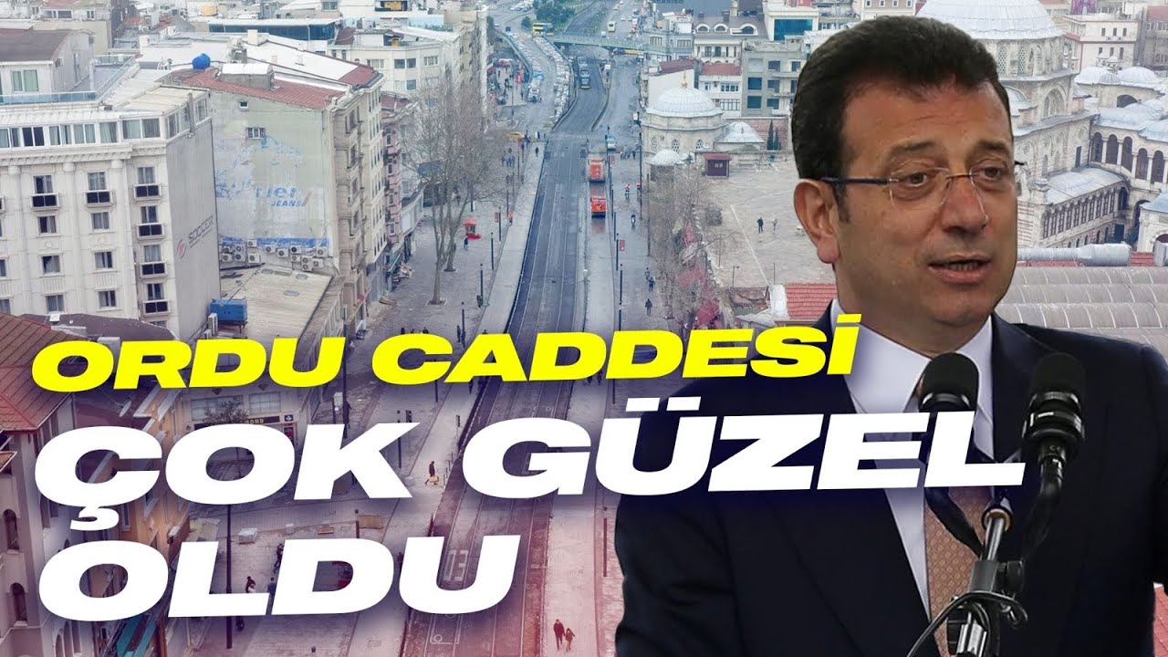 ORDU CADDESİ'NDE ARTIK İSTANBULLULAR GÜVENLE DOLAŞACAK