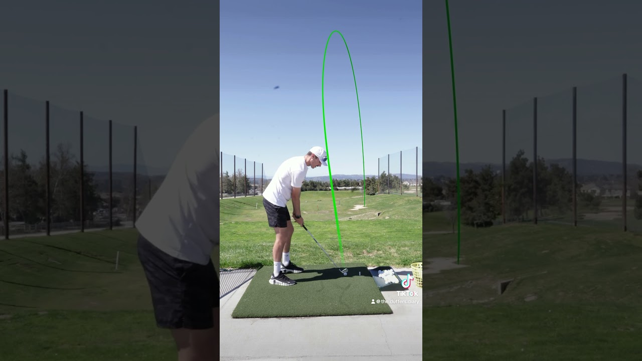 HOW TO HIT A DRAW! Stop slicing the ball with this drill! #golf #golfswing #golfer #birdie #golf