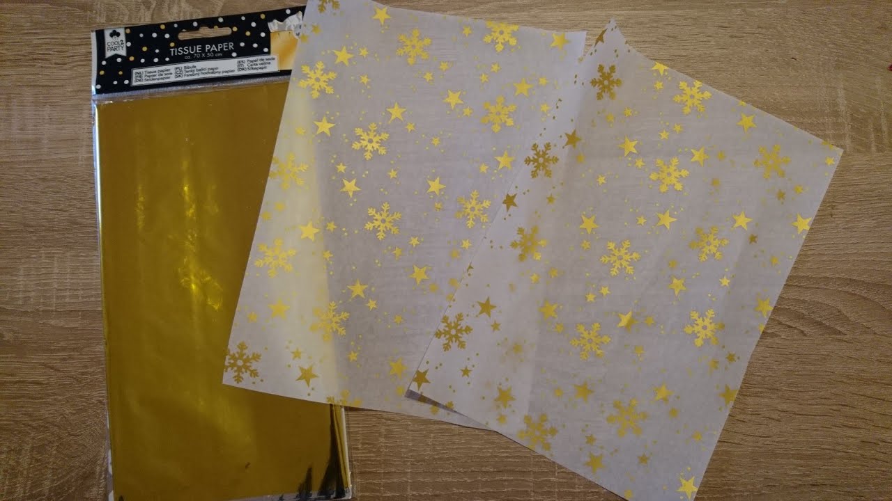 wie man aus tissue Papier und laminierfolie sein eigenes designerpapier machen kann