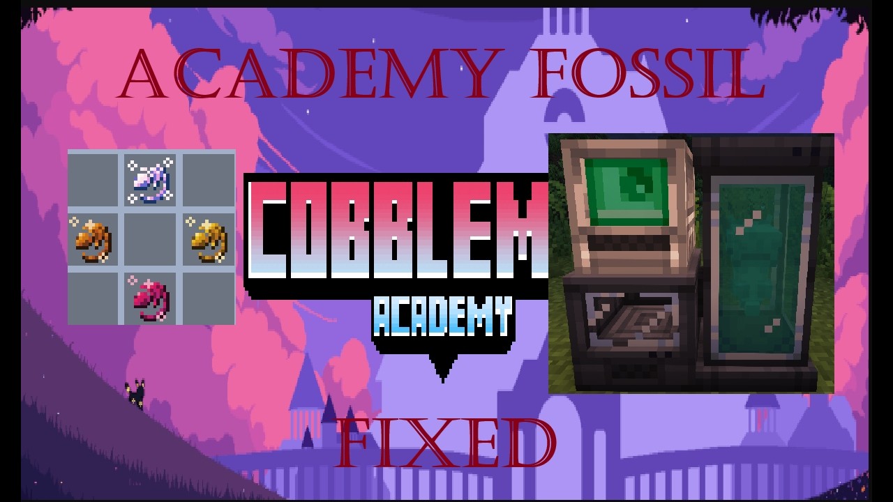 Academy Fossil FIXED in SOLO (Cobblemon Academy 2.0)