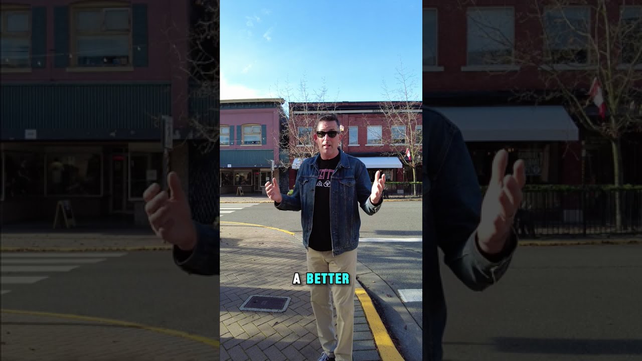 Downtown Nanaimo - meeting random people, shaking hands, dancing and making people smile!