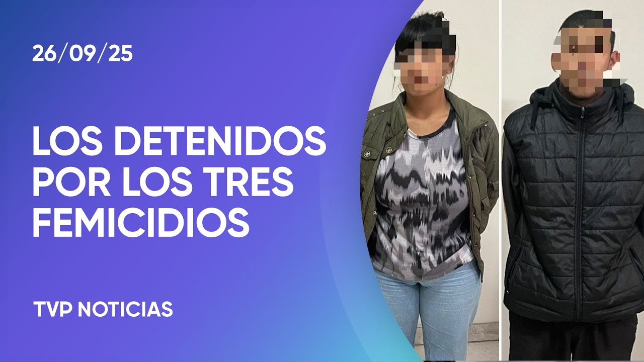 Quiénes son los detenidos por el triple femicidio y el reclamo de las familias