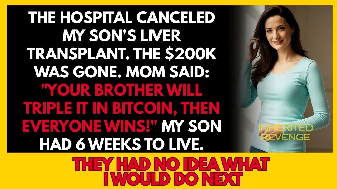 My Parents Emptied My Son's Transplant Fund for My Brother's Crypto Investment