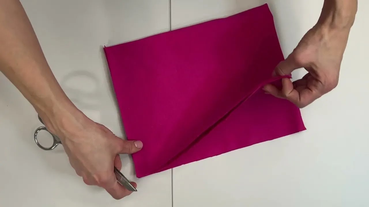 How to sew a hat in 5 minutes? POV Sewing Tutorial for Beginners #creative #sewing #diy #fashion