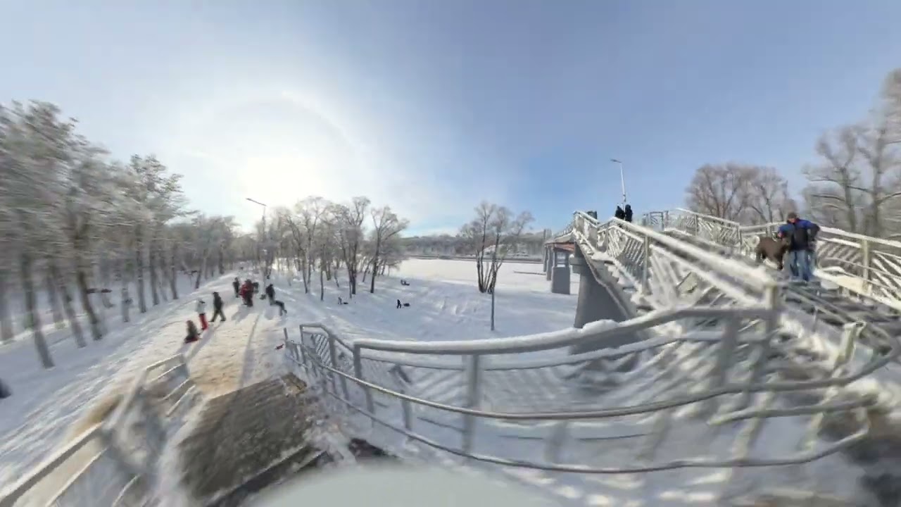 #Гомель Парк - Ланге ул. #HyperLapse #Gomel 4k