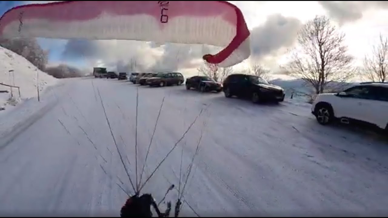 // The Dark Face // Fast winter paragliding