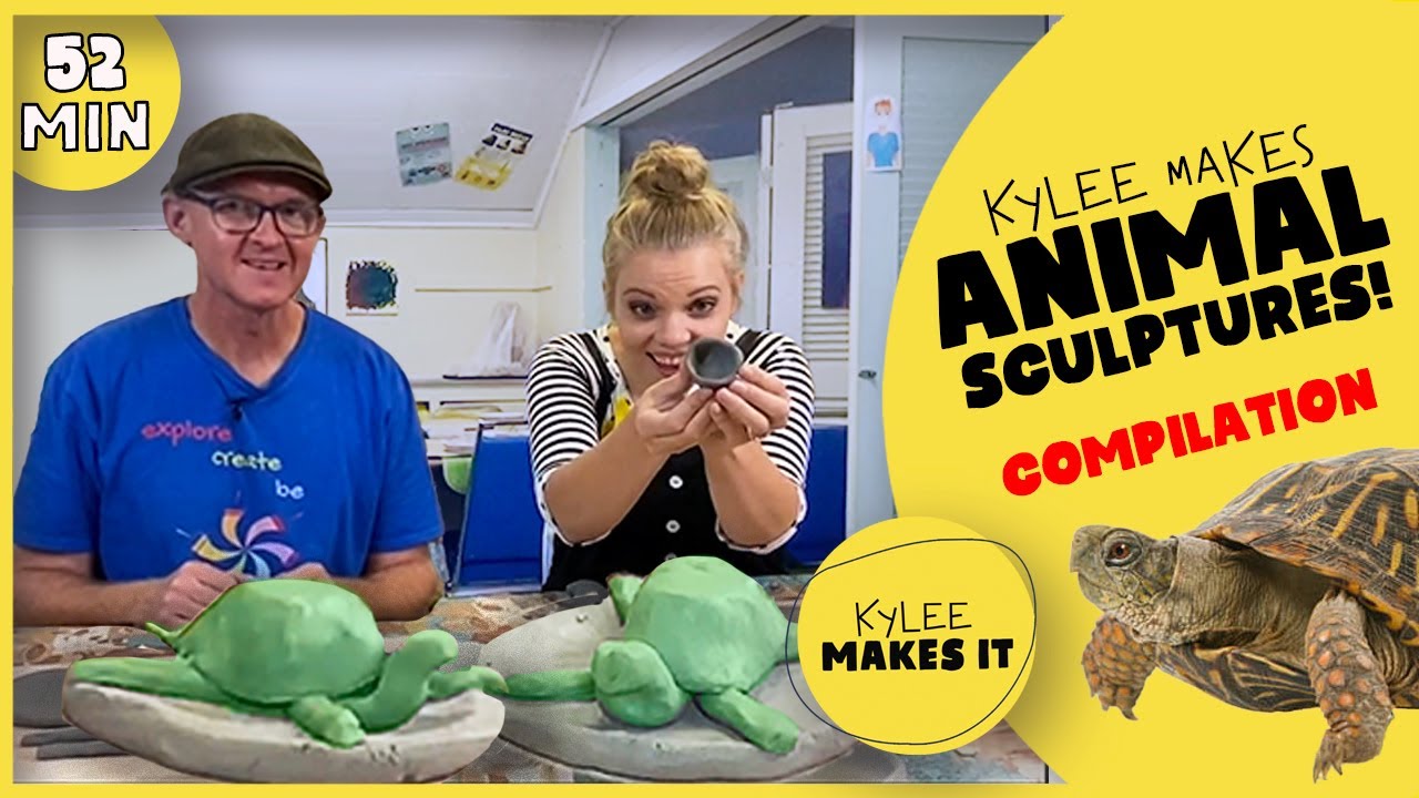 Animal Sculptures for Kids | Clay, Polymer Clay, Paper, and Plaster Animals for Kids to Create!