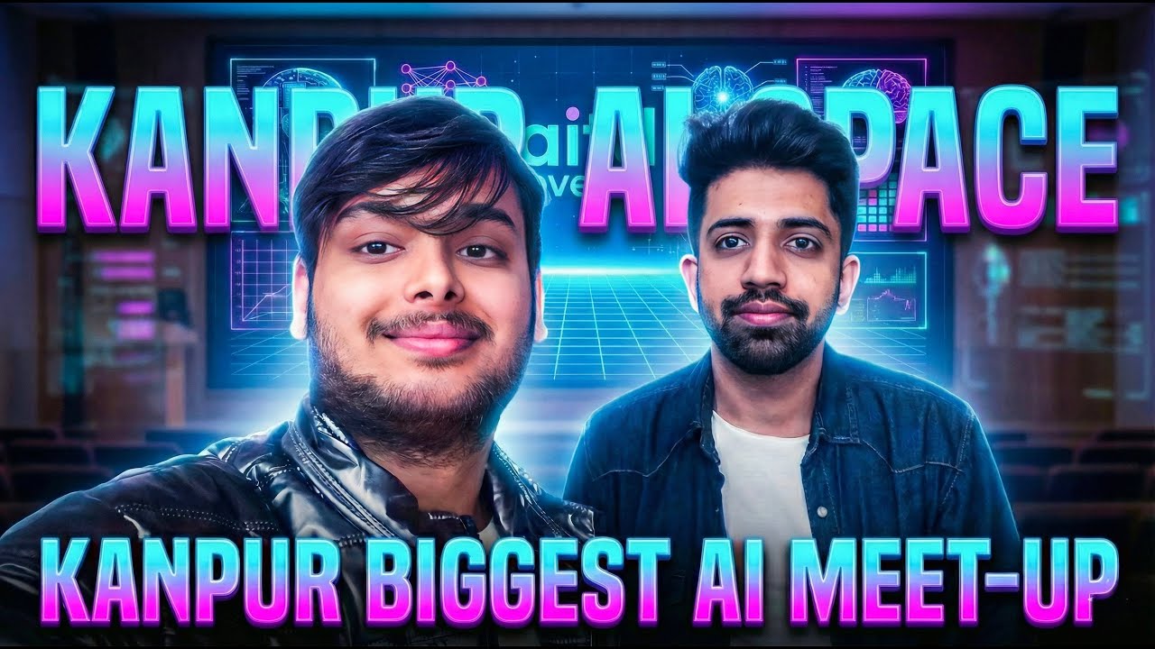 Kanpur’s BIGGEST AI Meet-up Ever 🤖🔥 | AI Event at Kanpur University | Vlog #AIEvent#KanpurUniversity