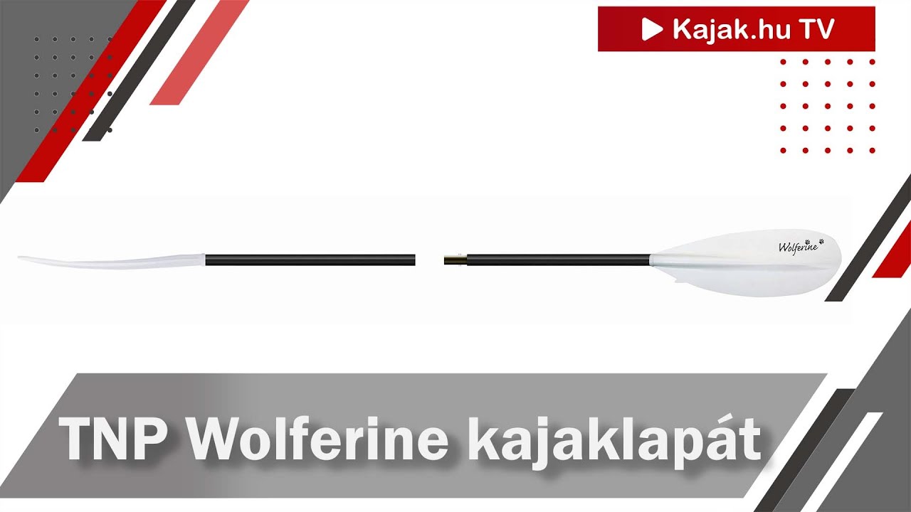 TNP Wolferine kajaklap&aacute;t Kajak hu TV