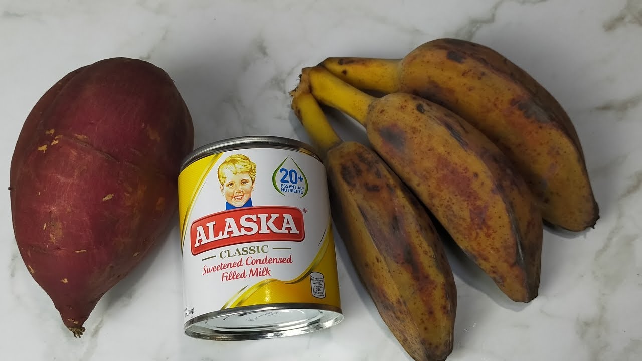 Gawin ito sa Kamote,Saging at Condensed, masarap na meryenda!| ILocano taste