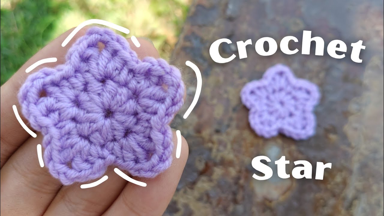 Easy STAR Crochet for Beginners | step-by-step tutorial