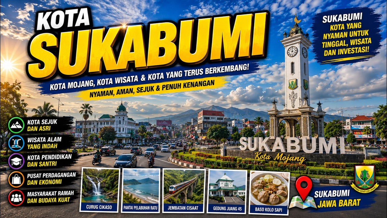 Menemukan Pesona Kota Sukabumi: Wisata Alam, Sejarah, dan Kuliner Khas di Jawa Barat