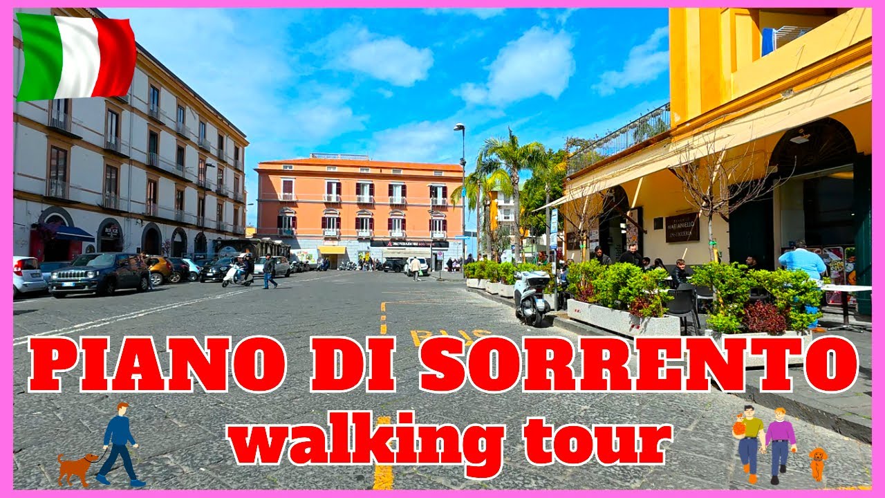✨️ Piano di Sorrento ,  Italy  2025 ✨️ 🇮🇹  [ 4K  ]    Walking Tour    #italy   #walkingtours