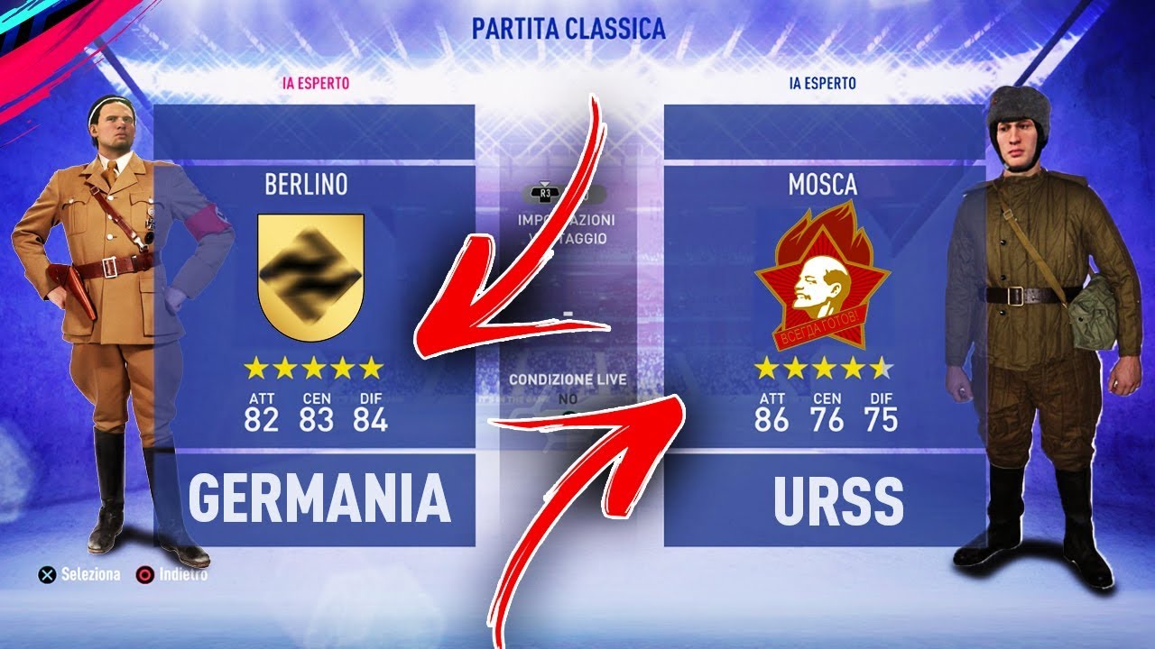 Guardate COSA SUCCEDE in FIFA 19 se la GERMANIA avesse vinto la 2a GUERRA MONDIALE?? miti di fifa 19