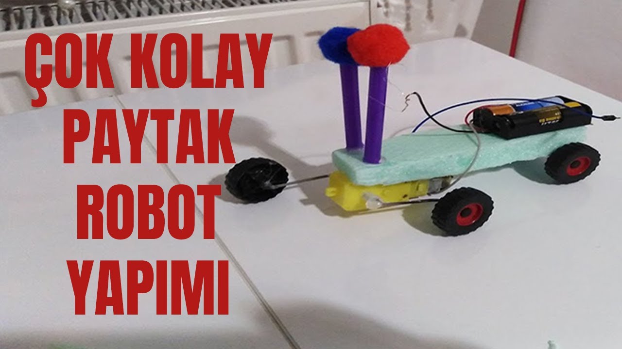 KOLAY VE EĞLENCELİ YÜRÜYEN ŞİRİN ROBOT YAPIMI
