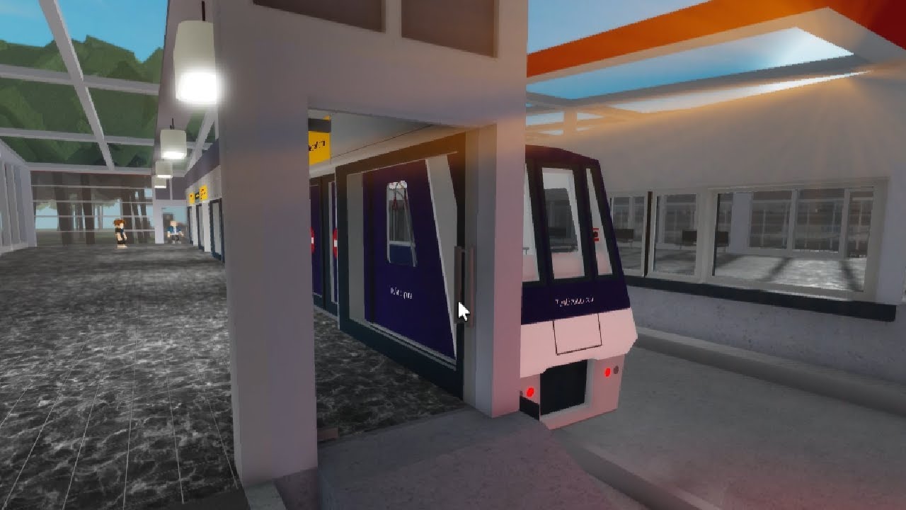 Roblox: Westwood Airport Transit Mitsubishi Crystal Mover C810D Eston Interchange to Terminal 3