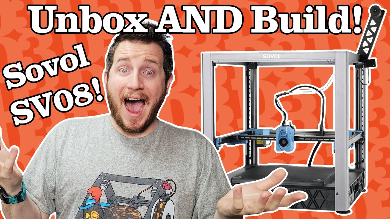 Sovol SV08 Unboxing and Testing!! Better than a Voron?!?!