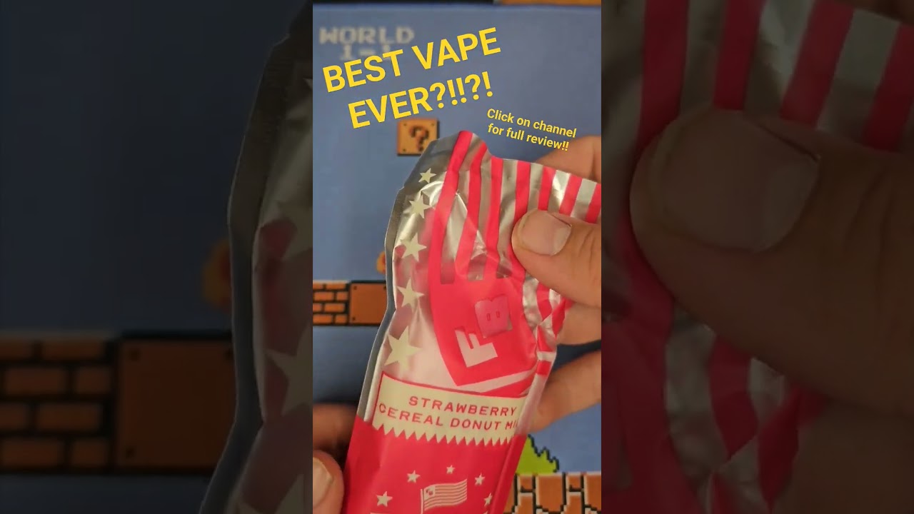BEST VAPE EVER?!!?? #vapelife #ecig #vape #reels  #strawberry #review #disposable #fiftybar