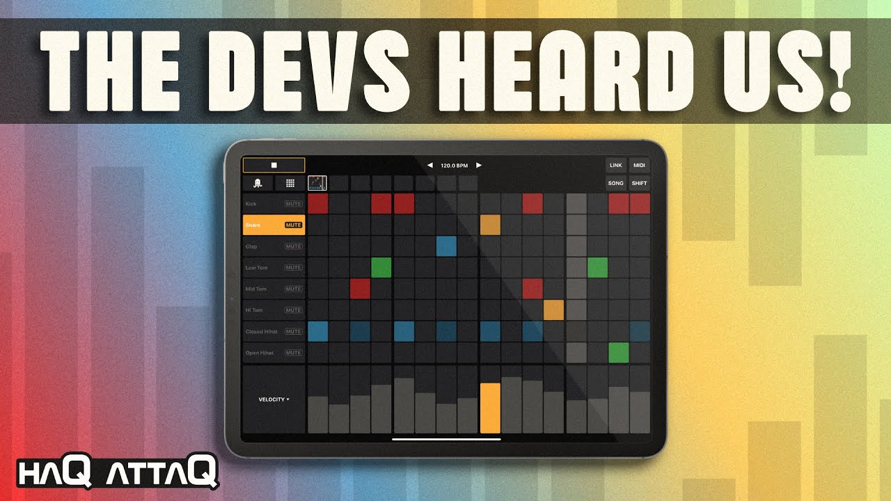 Octachron is almost perfect now | MIDI Drum Sequencer App | haQ attaQ