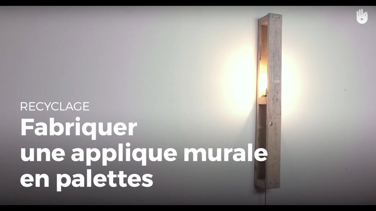 Fabriquer une applique murale en palette | Recycler