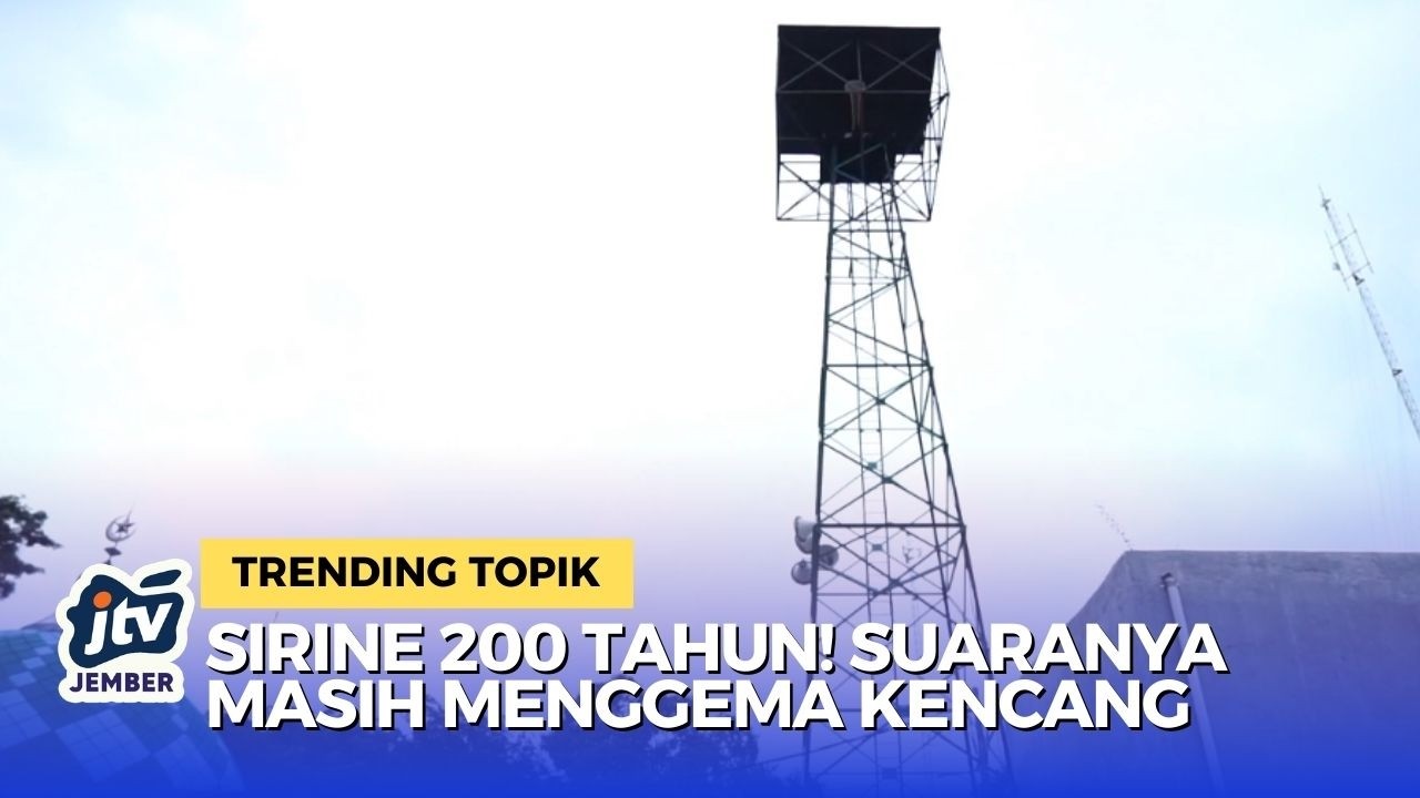 Nyaring Hingga 1 KM! Rahasia Sirine Belanda 1824 di Probolinggo