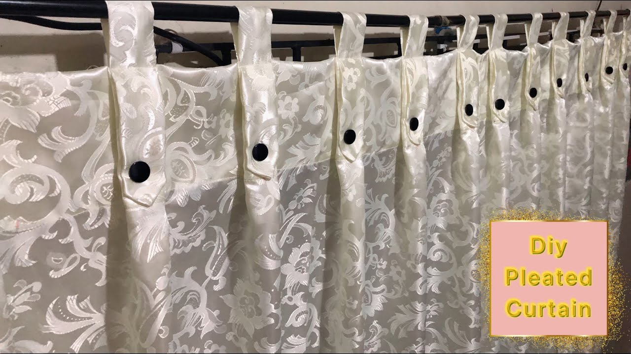 Simple Pleated Curtain | How To Make a Simple Pleated Curtain Design | Full Tutorial For Beginners