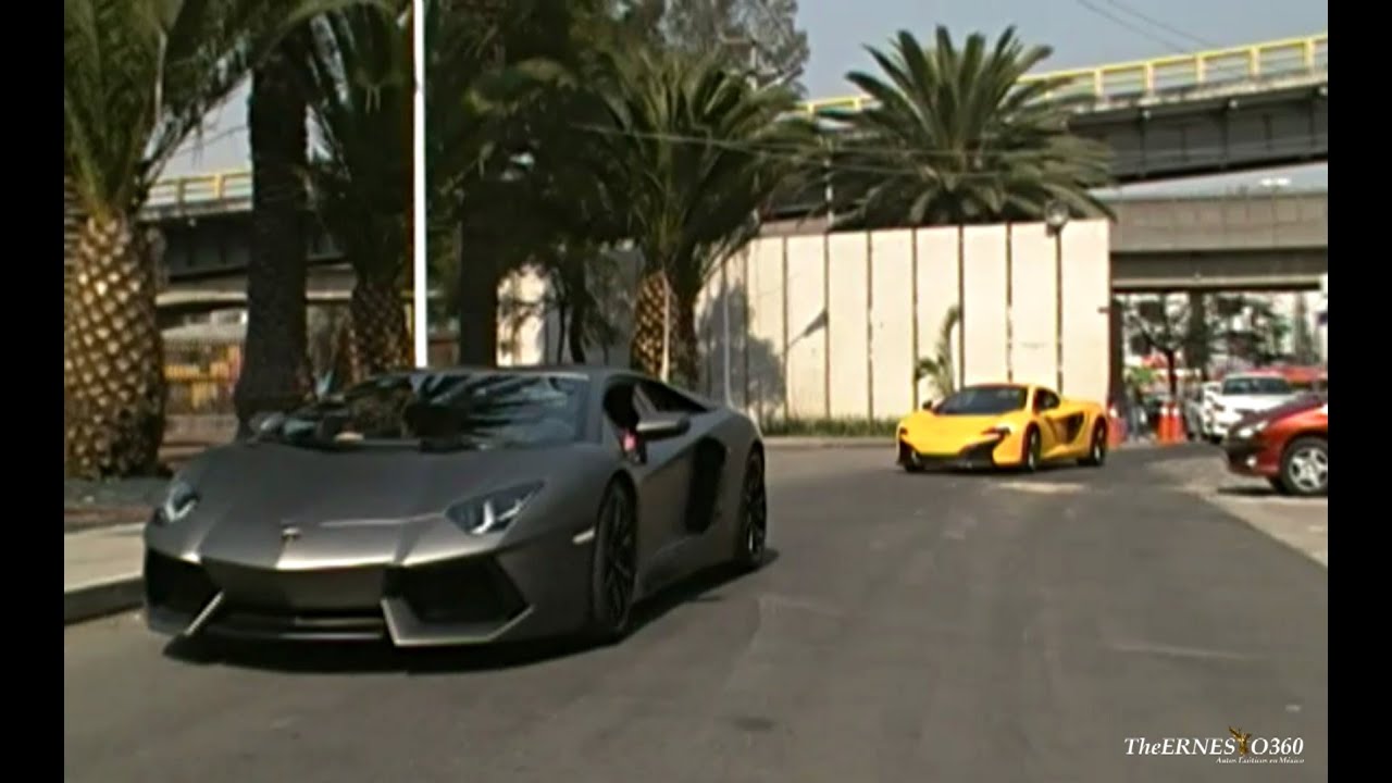 McLaren 650s Spider & Lamborghini Aventador - #CDMX