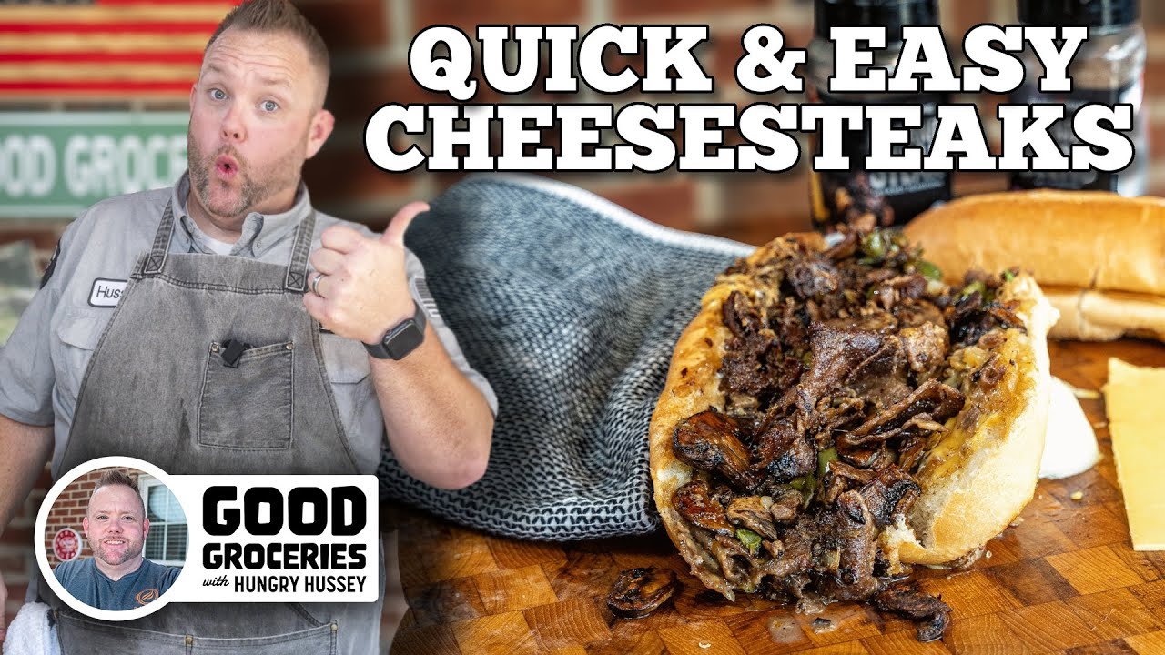 Hussey's Quick & Easy Cheesesteak on the Blackstone Griddle