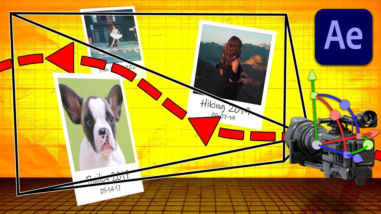 Плавное движение 3D-камеры 🎥 Урок по After Effects