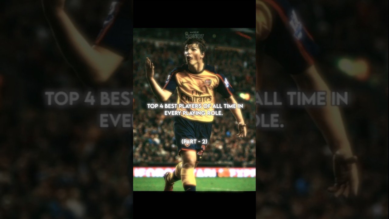 Top 4 Best players of all time in every Playing role 💀🗿| #shorts #football #edit #viral #dalimsharma