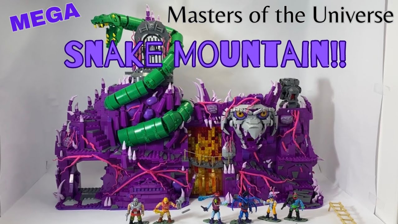 Mega MOTU, Snake Mountain: Opening, Timelapse Build and Review