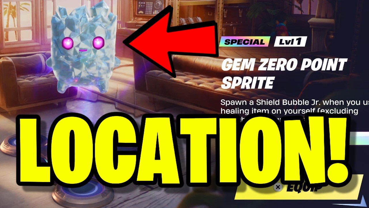 КАК ПОЛУЧИТЬ СПРАЙТ GEM ZERO POINT В FORTNITE: МЕСТОПОЛОЖЕНИЕ!