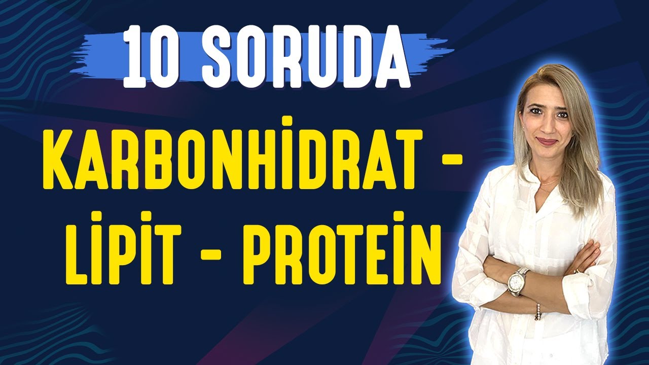 📌10 SORUDA l KARBONHİDRAT - LİPİT - PROTEİN  | TYT 9.SINIF l Seda Hoca Biyoloji 🤗