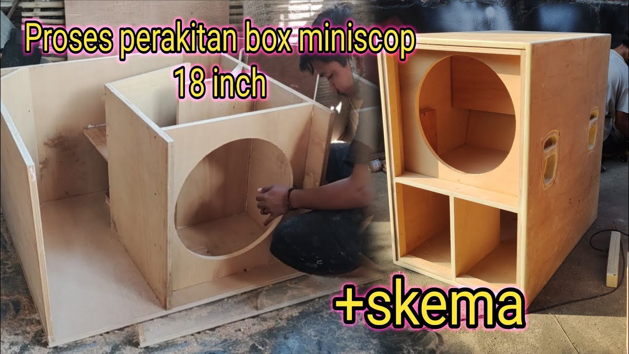 proses perakitan box miniscop custom & skema lengkap